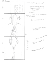 Tomb Raider Legend Storyboard Sketches