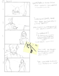 Tomb Raider Legend Storyboard Sketches