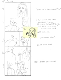 Tomb Raider Legend Storyboard Sketches
