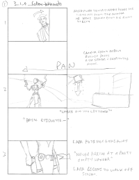 Tomb Raider Legend Storyboard Sketches