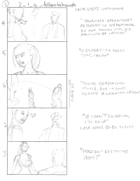 Tomb Raider Legend Storyboard Sketches