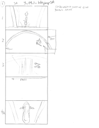Tomb Raider Legend Storyboard Sketches