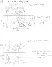 Tomb Raider Legend Storyboard Sketches
