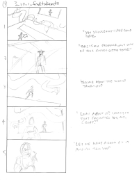 Tomb Raider Legend Storyboard Sketches