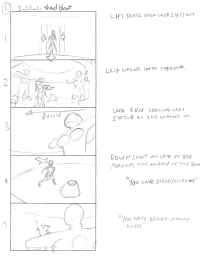 Tomb Raider Legend Storyboard Sketches