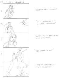 Tomb Raider Legend Storyboard Sketches