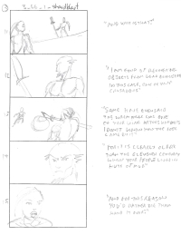 Tomb Raider Legend Storyboard Sketches