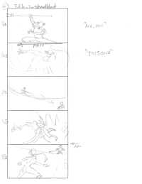 Tomb Raider Legend Storyboard Sketches