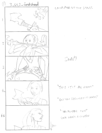 Tomb Raider Legend Storyboard Sketches