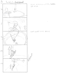 Tomb Raider Legend Storyboard Sketches