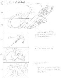 Tomb Raider Legend Storyboard Sketches
