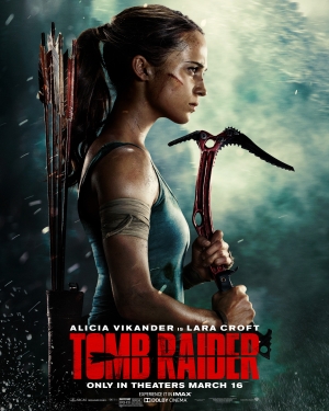 Tomb Raider Motion Picture starring Alicia Vikander Promotional Artwork
