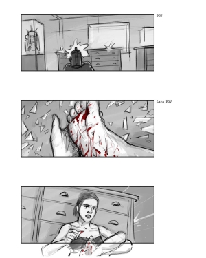 Cancelled Tomb Raider Motion Picture Reboot Storyboards by Jake Lunt Davies