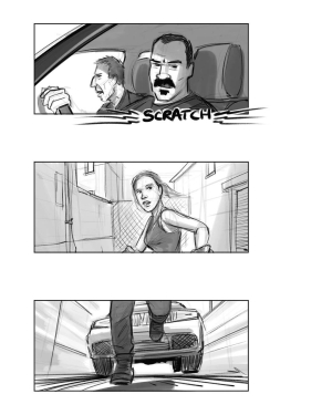 Cancelled Tomb Raider Motion Picture Reboot Storyboards by Jake Lunt Davies
