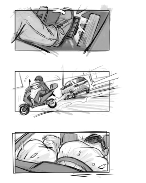 Cancelled Tomb Raider Motion Picture Reboot Storyboards by Jake Lunt Davies
