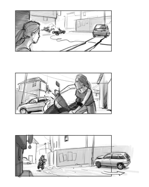 Cancelled Tomb Raider Motion Picture Reboot Storyboards by Jake Lunt Davies