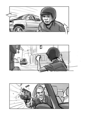 Cancelled Tomb Raider Motion Picture Reboot Storyboards by Jake Lunt Davies