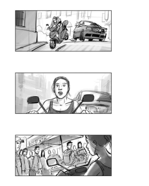 Cancelled Tomb Raider Motion Picture Reboot Storyboards by Jake Lunt Davies