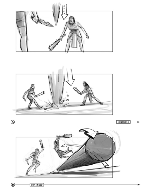 Cancelled Tomb Raider Motion Picture Reboot Storyboards by Jake Lunt Davies