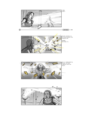 Cancelled Tomb Raider Motion Picture Reboot Storyboards by Jake Lunt Davies