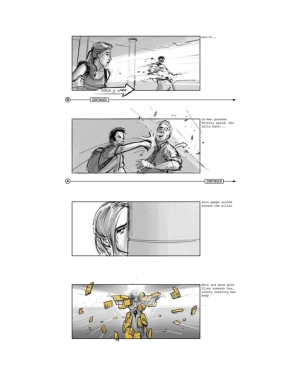 Cancelled Tomb Raider Motion Picture Reboot Storyboards by Jake Lunt Davies