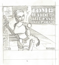 Tomb Raider The Last Revelation Box Sketches by Steve Beaumont