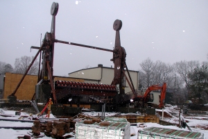 Tomb Raider The Ride (Firefall) at Paramount Kings Dominion Construction Photographs