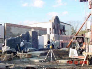 Tomb Raider The Ride (Firefall) at Paramount Kings Dominion Construction Photographs