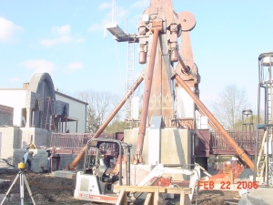 Tomb Raider The Ride (Firefall) at Paramount Kings Dominion Construction Photographs