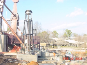 Tomb Raider The Ride (Firefall) at Paramount Kings Dominion Construction Photographs