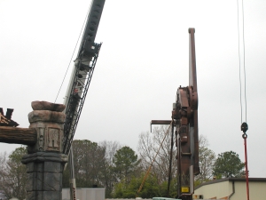 Tomb Raider The Ride (Firefall) at Paramount Kings Dominion Construction Photographs