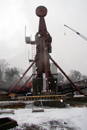 Tomb Raider The Ride (Firefall) at Paramount Kings Dominion Construction Photographs