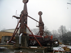 Tomb Raider The Ride (Firefall) at Paramount Kings Dominion Construction Photographs