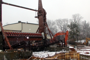 Tomb Raider The Ride (Firefall) at Paramount Kings Dominion Construction Photographs