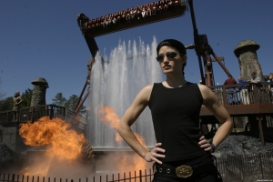 Tomb Raider The Ride (Firefall) at Paramount Kings Dominion Opening Day Photographs