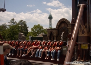 Tomb Raider The Ride (Firefall) at Paramount Kings Dominion Opening Day Photographs