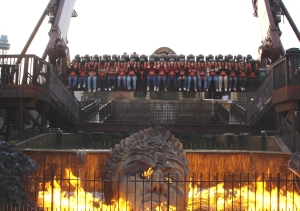 Tomb Raider The Ride (Firefall) at Paramount Kings Dominion Premiere Day Photographs