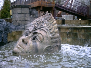 Tomb Raider The Ride (Firefall) at Paramount Kings Dominion Premiere Day Photographs
