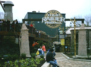 Tomb Raider The Ride (Firefall) at Paramount Kings Dominion Premiere Day Photographs