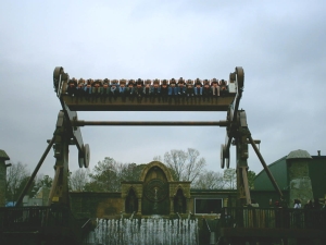Tomb Raider The Ride (Firefall) at Paramount Kings Dominion Premiere Day Photographs