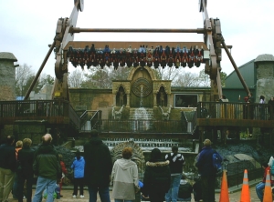 Tomb Raider The Ride (Firefall) at Paramount Kings Dominion Premiere Day Photographs