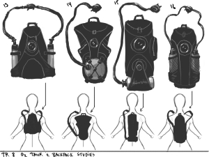 Tomb Raider Underworld Seamas Tank Backpack Illustrations and Artwork
