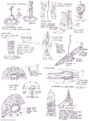 Tomb Raider Underworld Artifact Concepts