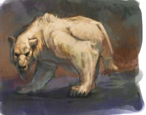 Tomb Raider Underworld Creature Concepts Polar Bear