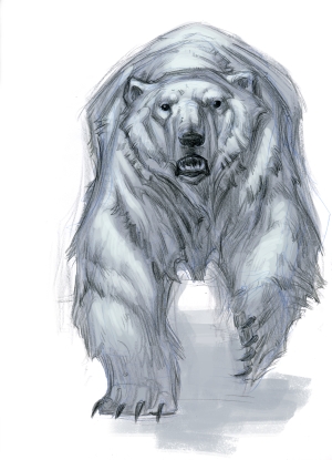 Tomb Raider Underworld Creature Concepts Polar Bear