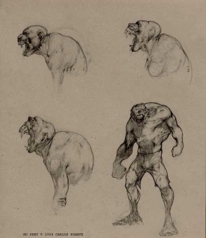 Tomb Raider Underworld Creature Concepts Reference Artwork