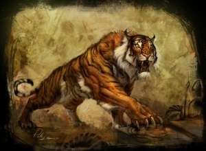 Tomb Raider Underworld Creature Concepts Tiger