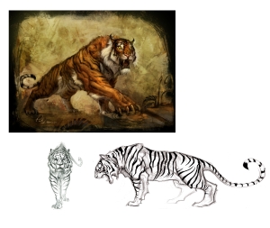 Tomb Raider Underworld Creature Concepts Tiger