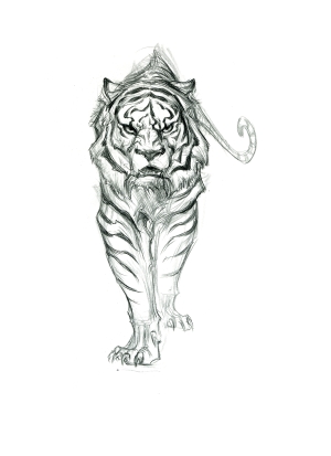 Tomb Raider Underworld Creature Concepts Tiger