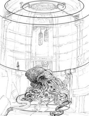 Tomb Raider Underworld Environment Concepts Kraken Room